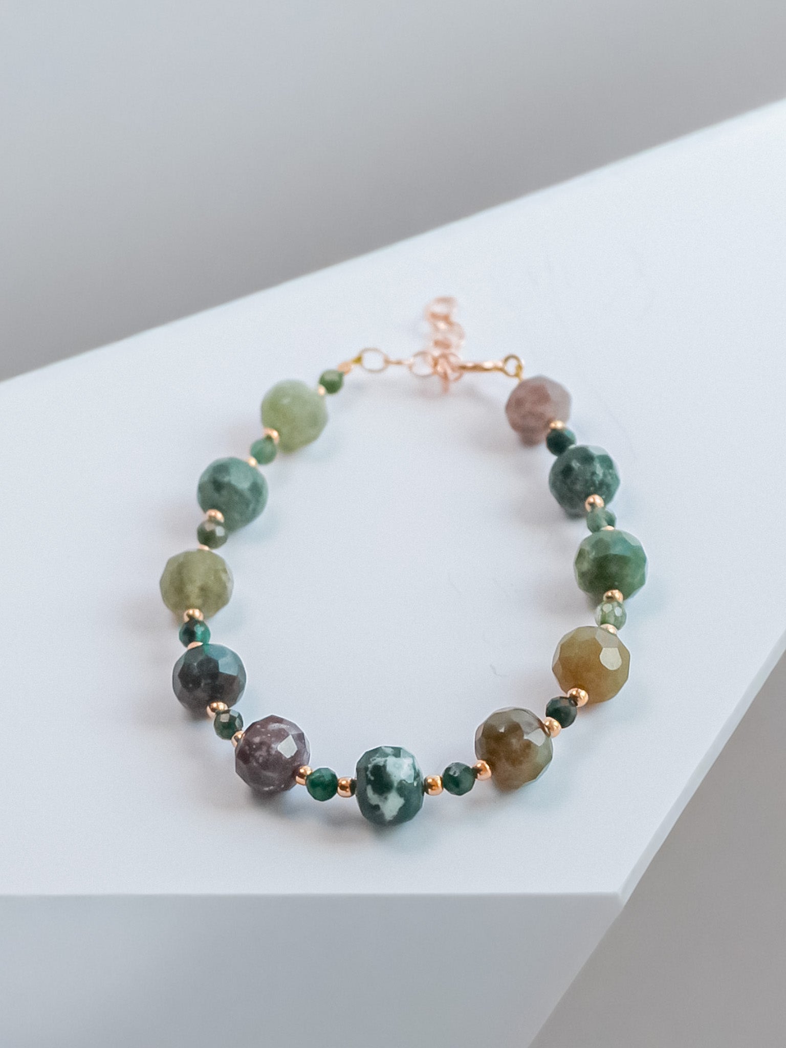 Steinarmband Roségold - Amara - Lovesign - Handmade in Tyrol